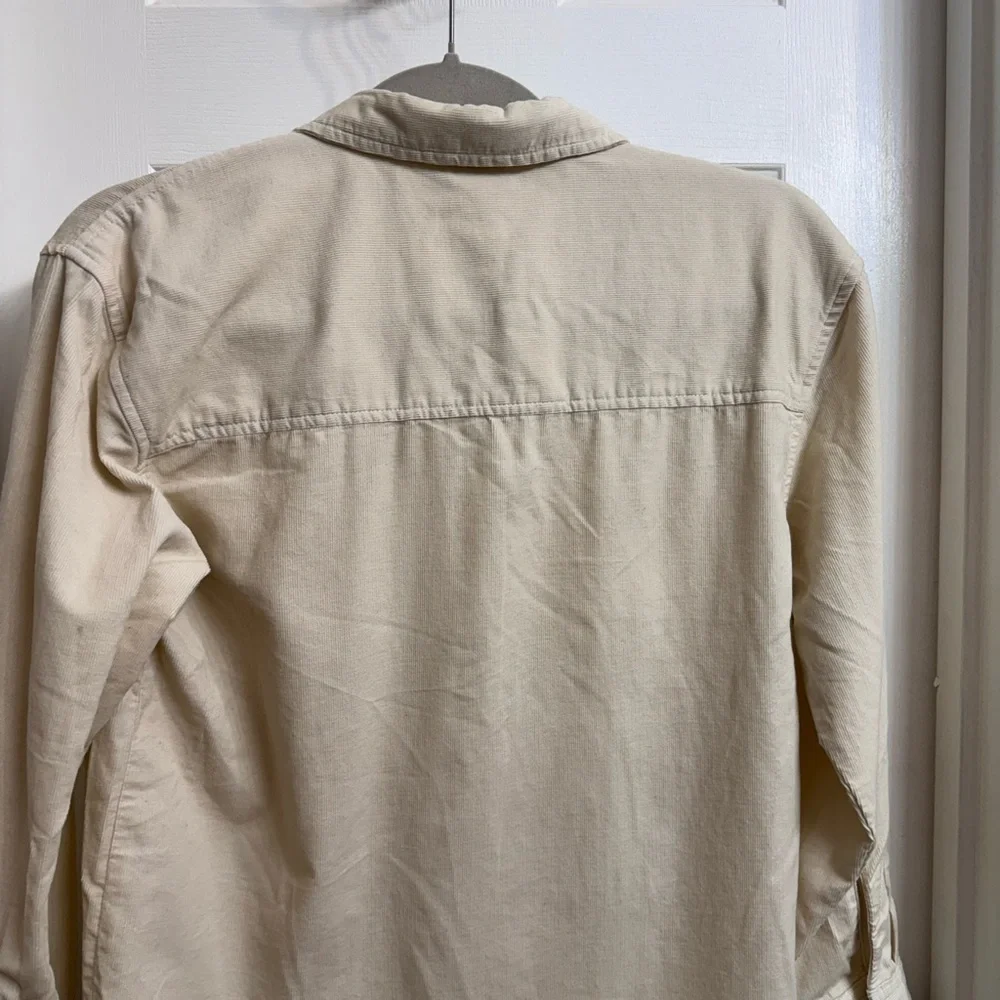 Corduroy! NEW Girl's Art Class Ivory Soft Corduroy Button Up Long Sleeves Shirt - Picture 12 of 14